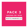 Pack 3 leçons boite manuelle de 1h30